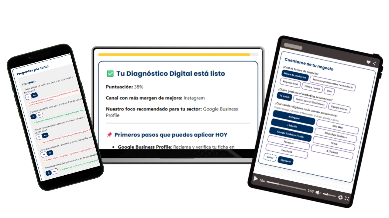 Diagnóstico de visibilidad digital